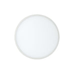 MC0182 Saona 17.5cm Round LED Recessed Ultra Slim Downlight 18W Matt White/Frosted Acrylic