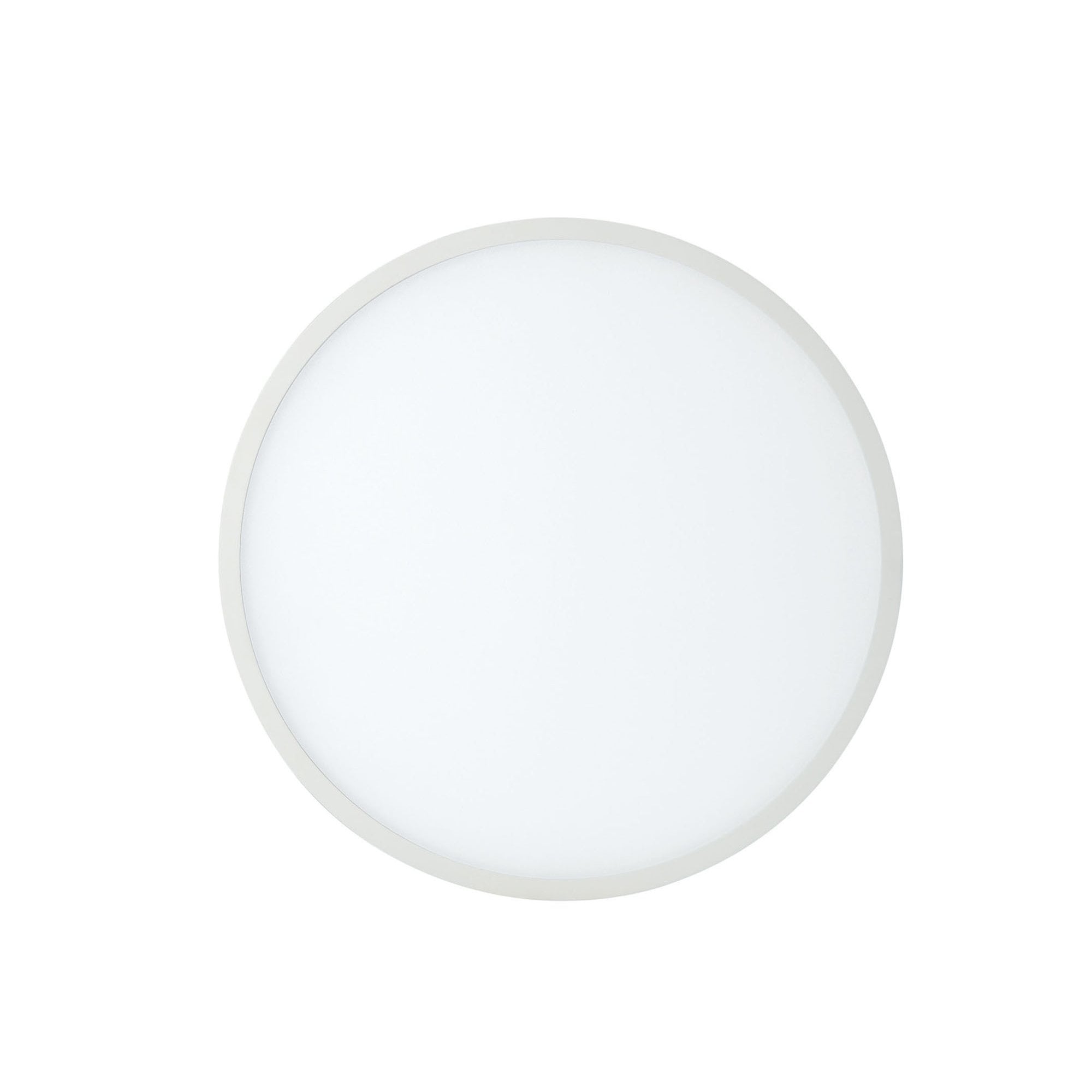 MC0182 Saona 17.5cm Round LED Recessed Ultra Slim Downlight 18W Matt White/Frosted Acrylic