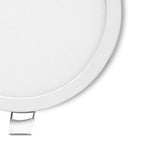 MC0180 Saona 9cm Round LED Recessed Ultra Slim Downlight 6W Matt White/Frosted Acrylic