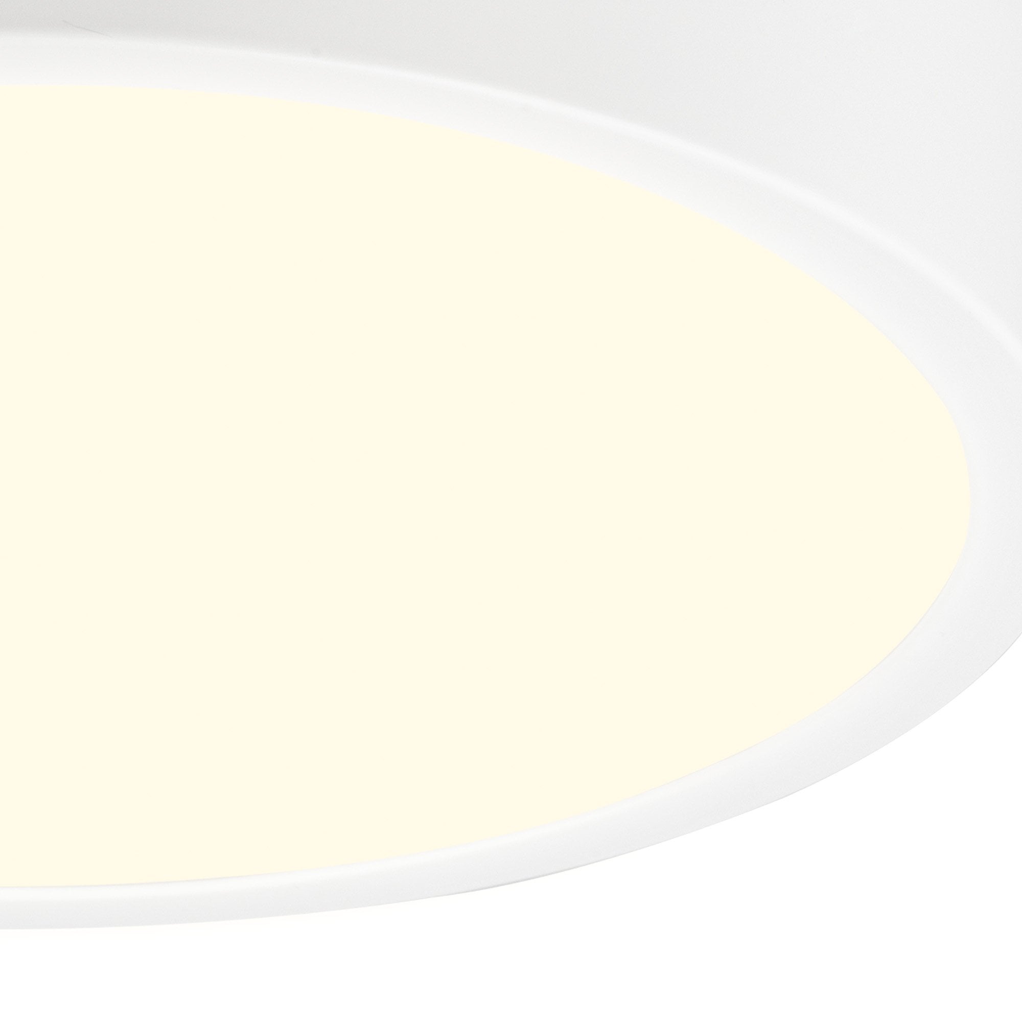 M6620 Saona 12cm Round LED Surface Flush Fitting 8W Matt White/Frosted Acrylic