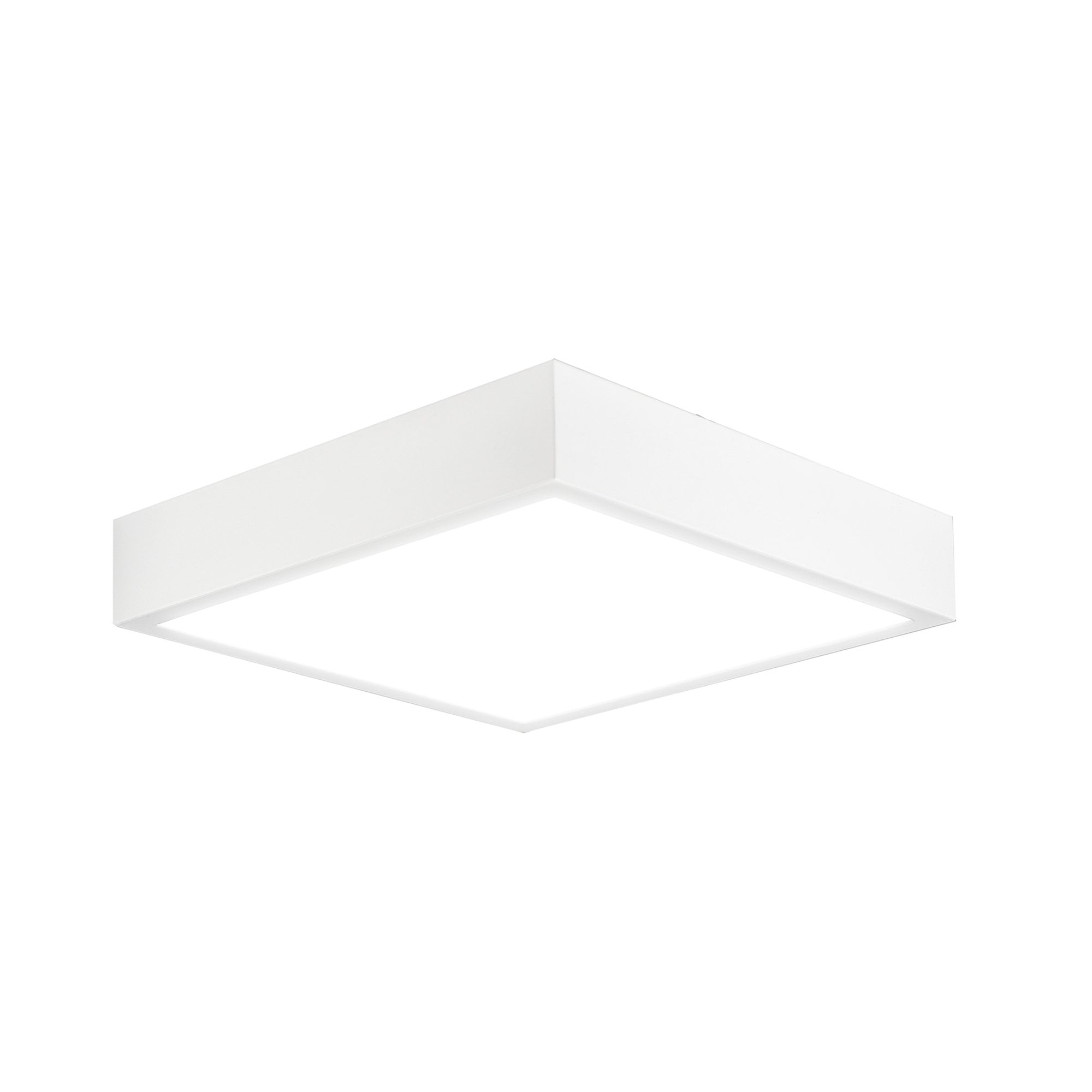M6631 Saona 17cm Square LED Surface Flush Fitting 14W Matt White/Frosted Acrylic