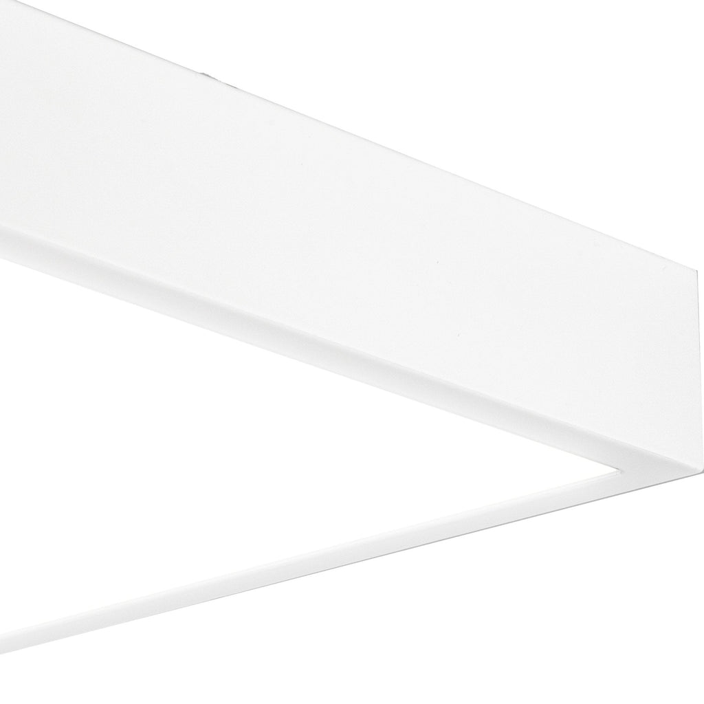 M6631 Saona 17cm Square LED Surface Flush Fitting 14W Matt White/Frosted Acrylic