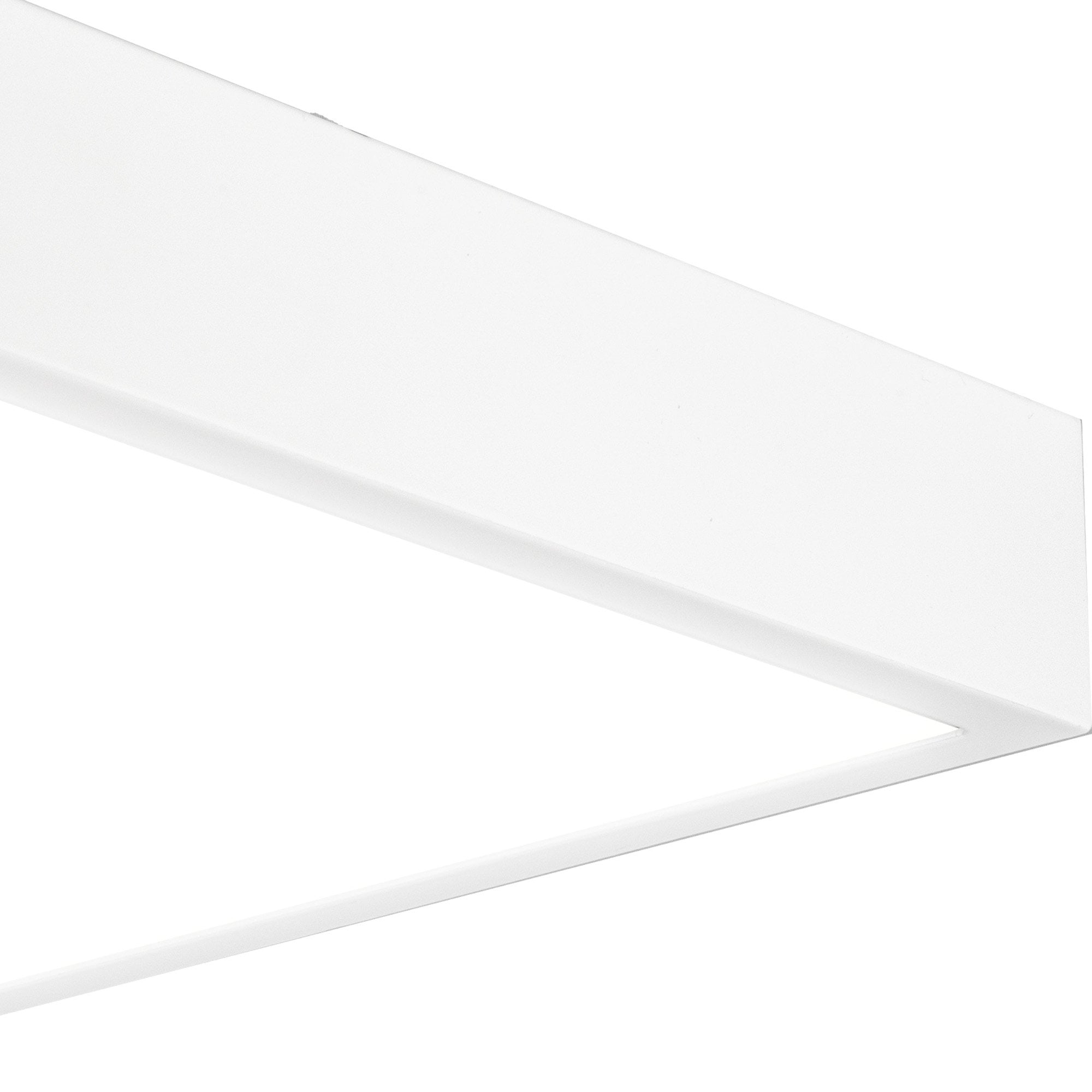 M6631 Saona 17cm Square LED Surface Flush Fitting 14W Matt White/Frosted Acrylic