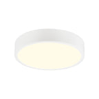 M6624 Saona 22.5cm Round LED Surface Flush Fitting 24W Matt White/Frosted Acrylic