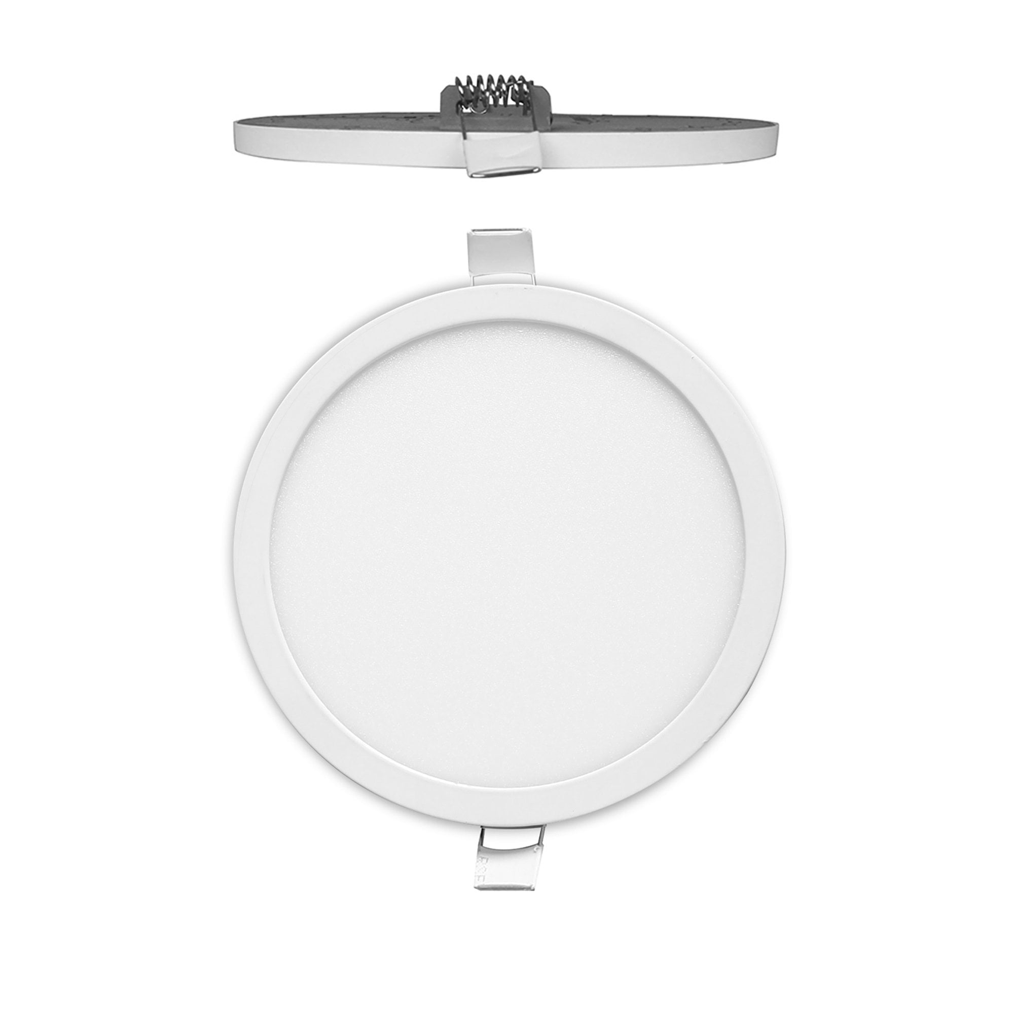 MC0187 Saona 22.5cm Round Recessed Ultra Slim Downlight 24W LED Matt White