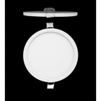 MC0187 Saona 22.5cm Round Recessed Ultra Slim Downlight 24W LED Matt White