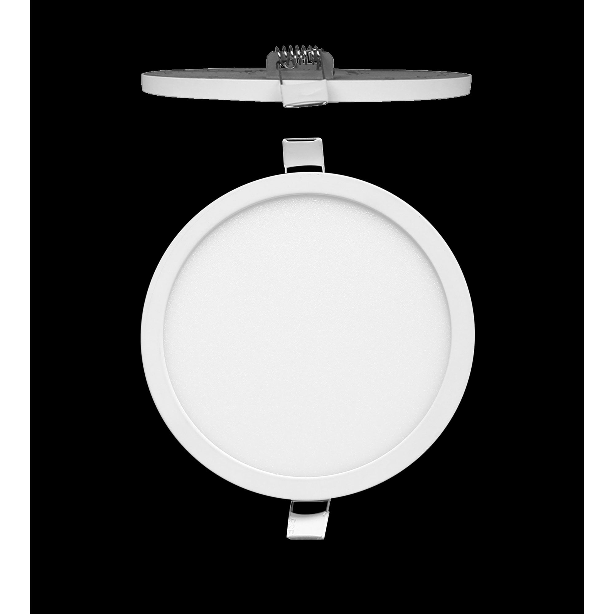 MC0187 Saona 22.5cm Round Recessed Ultra Slim Downlight 24W LED Matt White