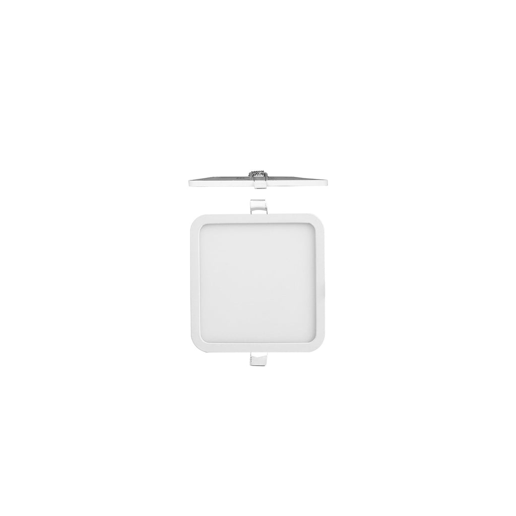 MC0190 Saona 9cm Square Recessed Ultra Slim Downlight 6W LED Matt White