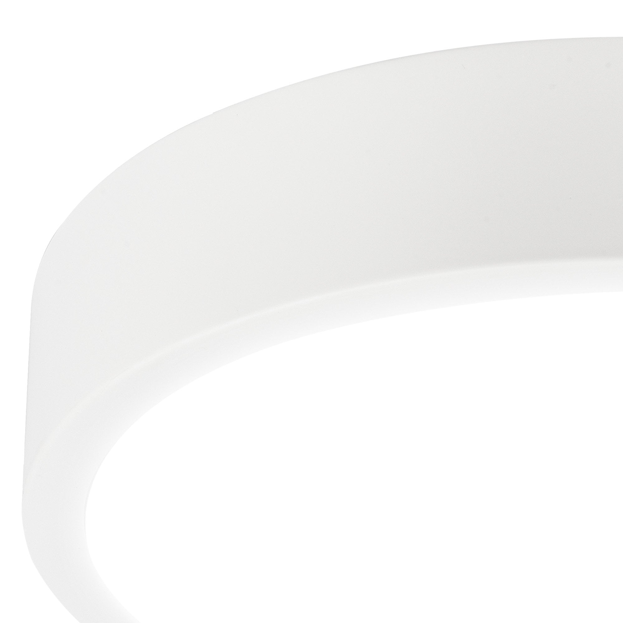 M6623 Saona 17cm Round LED Surface Flush Fitting 14W Matt White/Frosted Acrylic