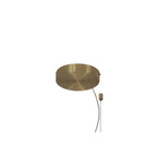 M7357 Shell 14 Light Pendant Round 60W LED Gold