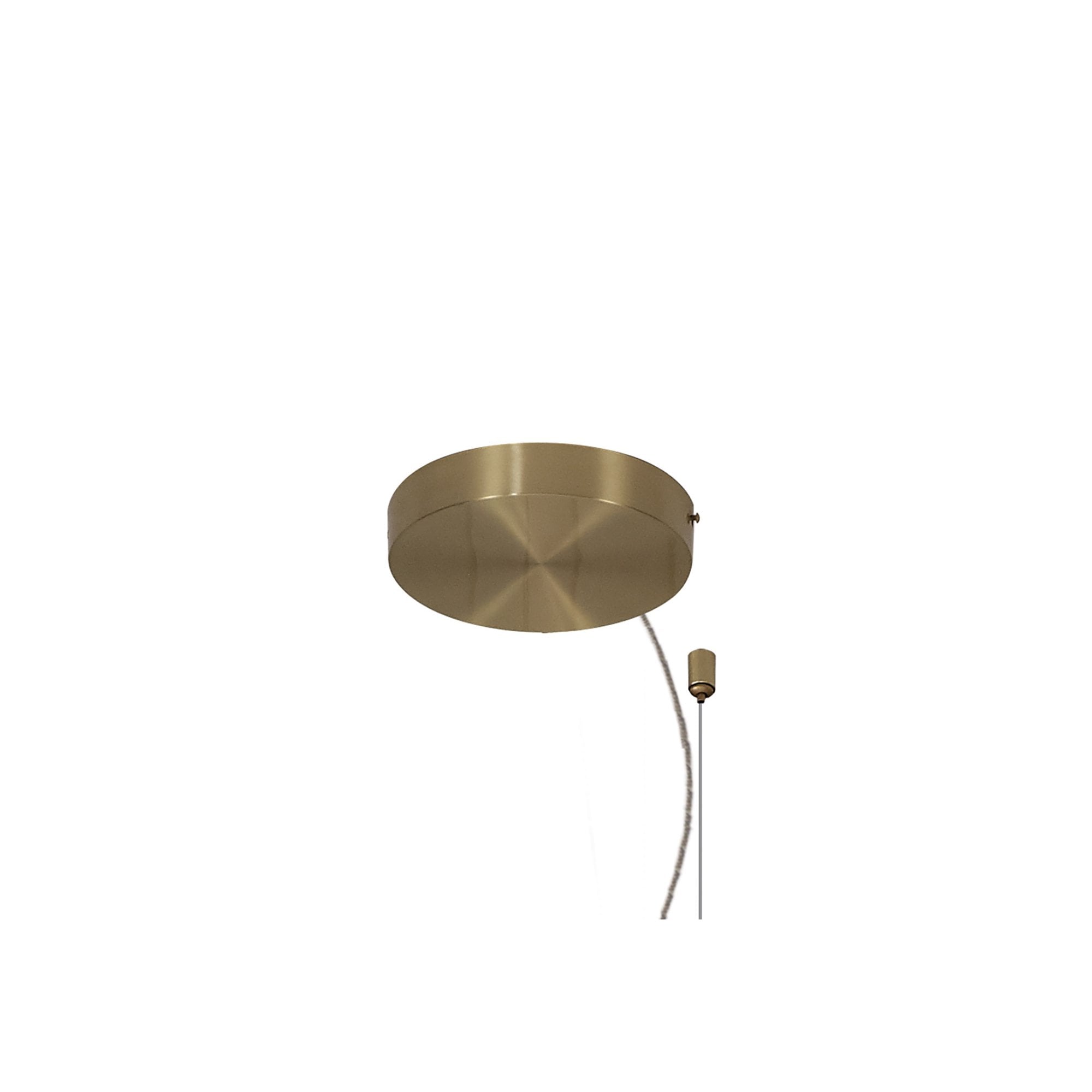 M7357 Shell 14 Light Pendant Round 60W LED Gold