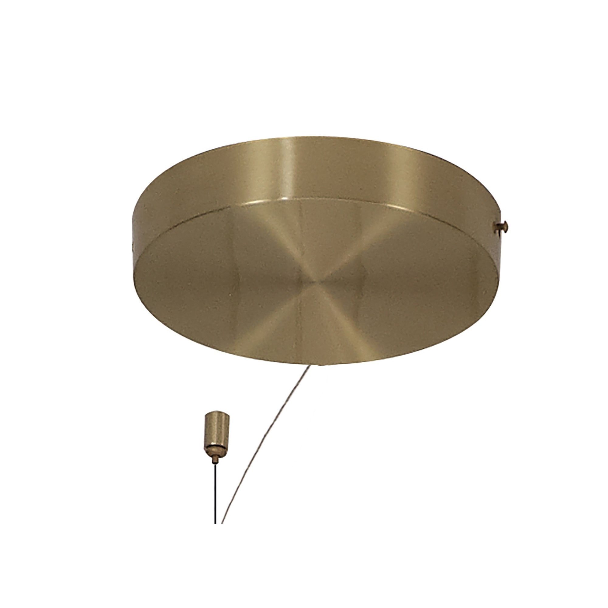 M7260 Shell 12 Light Pendant Round 50W LED Gold