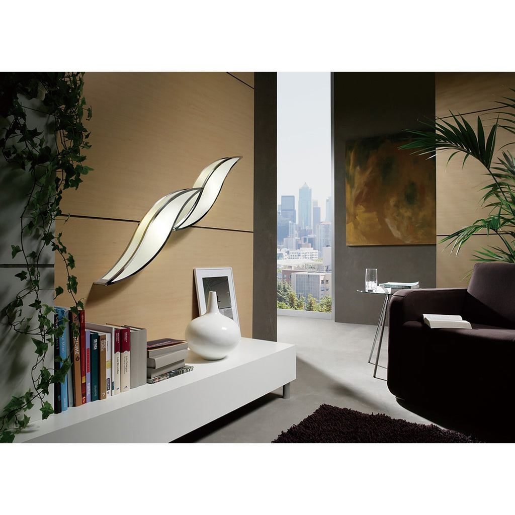 M8671/1 Sintesys Wall Lamp GU10 2 Light Large Polished Chrome