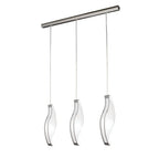 M8669/1 Sintesys Linear Pendant 3 Drop GU10 3 Light Bar Polished Chrome