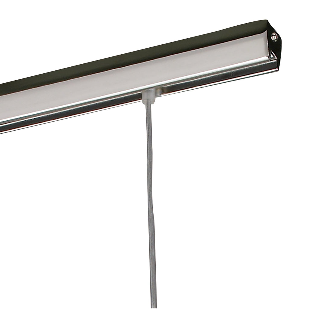 M8669/1 Sintesys Linear Pendant 3 Drop GU10 3 Light Bar Polished Chrome