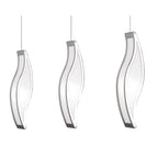M8669/1 Sintesys Linear Pendant 3 Drop GU10 3 Light Bar Polished Chrome