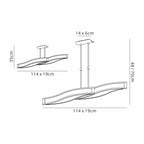 M8666/1 Sintesys Linear Telescopic Convertible To Semi Flush GU10 4 Light Polished Chrome - M8666