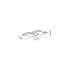 M8673/1 Sintesys Wall Lamp GU10 2 Light Small Polished Chrome