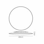 M7978 Slim Ceiling 46cm Round 50W LED White
