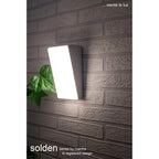 M7073 Solden Outdoor Vertical Wall Lamp 9W LED White