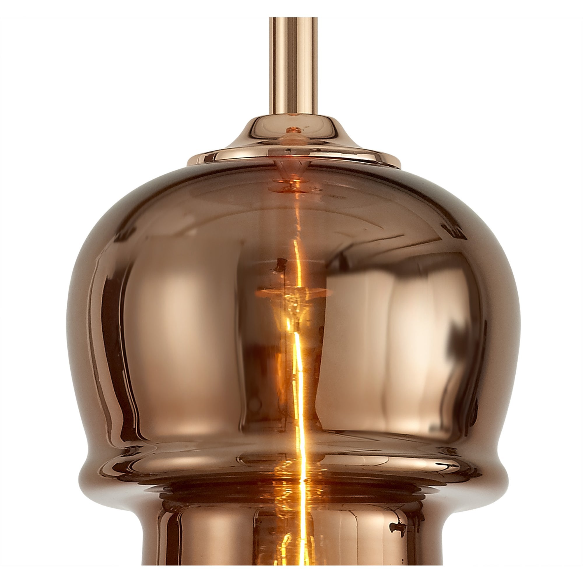 M6692 Sonata Pendant 29cm Round 1 Light Copper