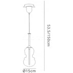M6698 Sonata Pendant 15cm Round 1 Light Copper