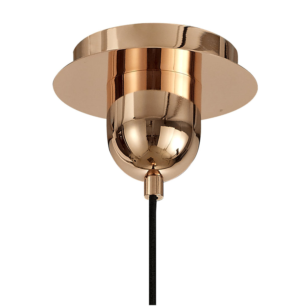 M6698 Sonata Pendant 15cm Round 1 Light Copper
