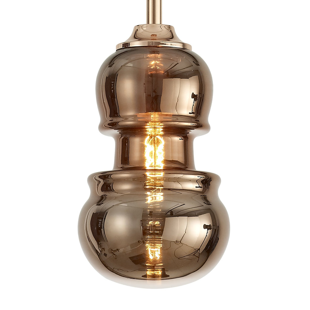 M6698 Sonata Pendant 15cm Round 1 Light Copper