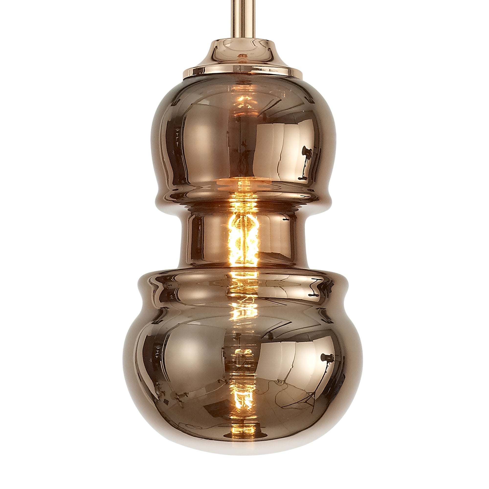 M6698 Sonata Pendant 15cm Round 1 Light Copper