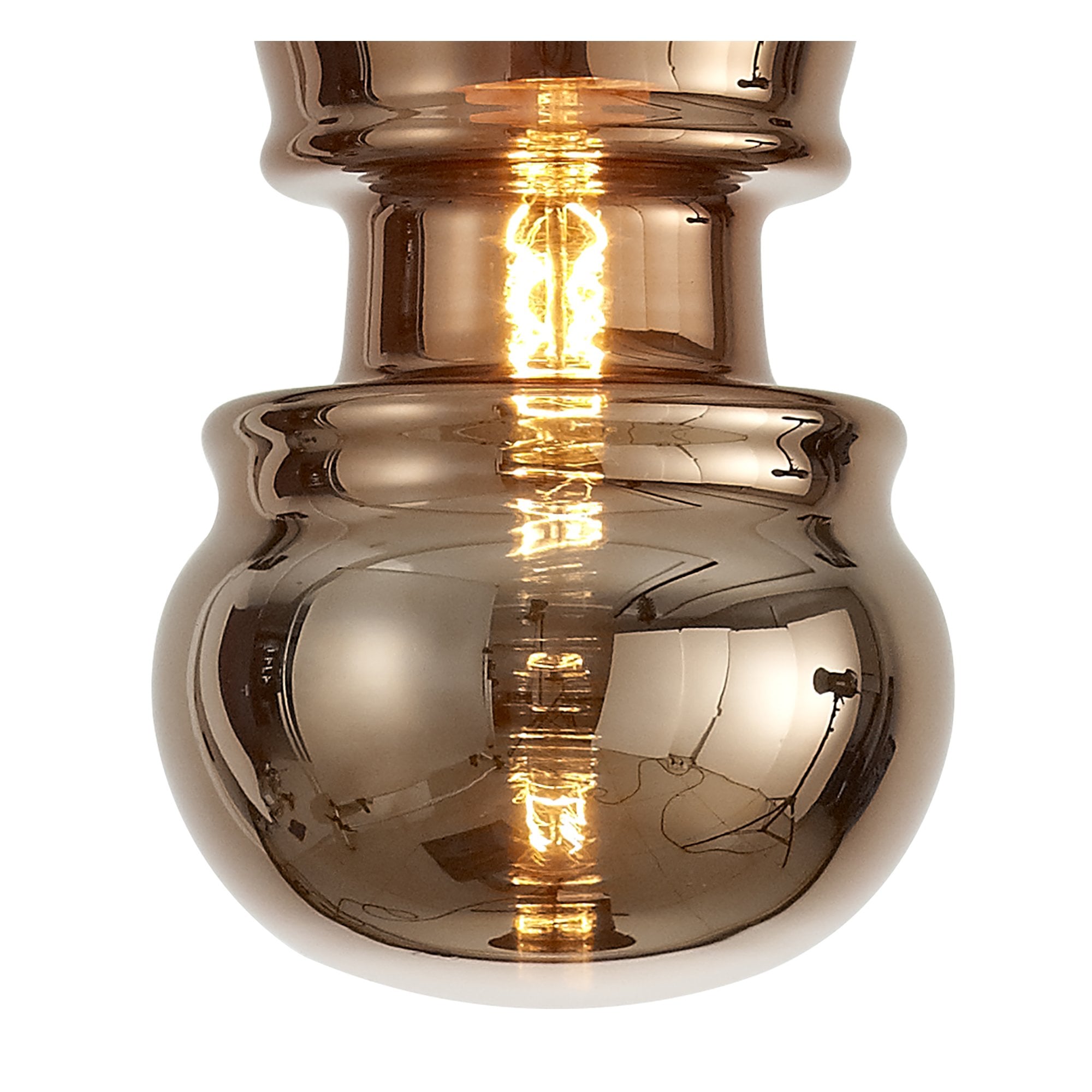 M6698 Sonata Pendant 15cm Round 1 Light Copper