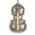 M6694 Sonata Pendant 22cm Round 1 Light Polished Chrome / Graphite