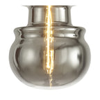 M6694 Sonata Pendant 22cm Round 1 Light Polished Chrome / Graphite