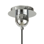 M6697 Sonata Pendant 15cm Round 1 Light Polished Chrome / Graphite