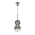 M6691 Sonata Pendant 29cm Round 1 Light Polished Chrome / Graphite