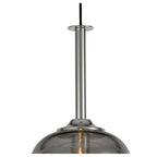M6691 Sonata Pendant 29cm Round 1 Light Polished Chrome / Graphite