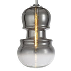 M6691 Sonata Pendant 29cm Round 1 Light Polished Chrome / Graphite
