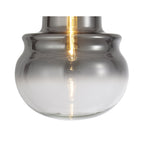 M6691 Sonata Pendant 29cm Round 1 Light Polished Chrome / Graphite