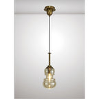 M6696 Sonata Pendant 15cm Round 1 Light Bronze