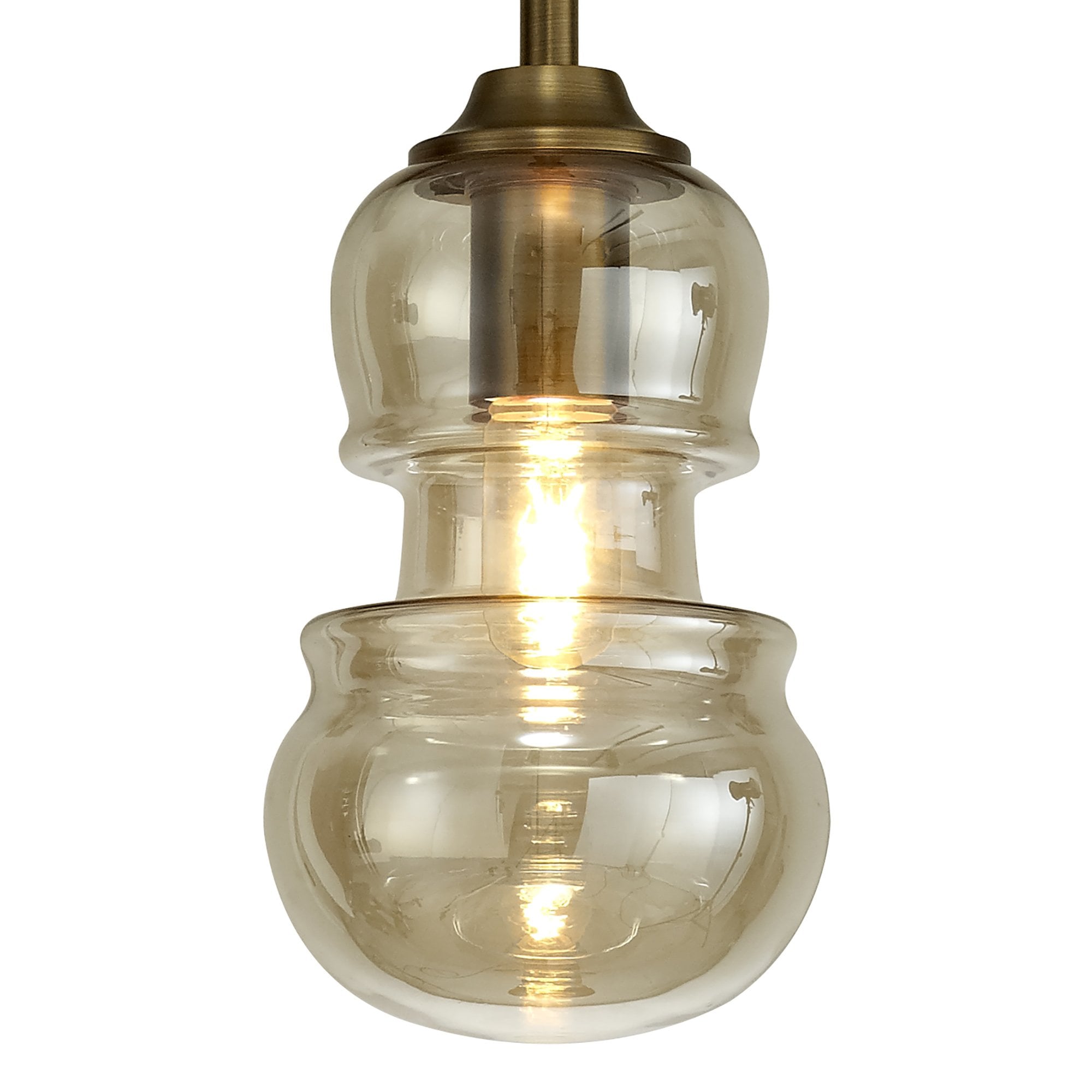 M6696 Sonata Pendant 15cm Round 1 Light Bronze