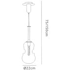 M6693 Sonata Pendant 22cm Round 1 Light Bronze