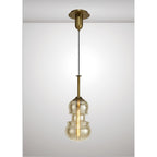 M6693 Sonata Pendant 22cm Round 1 Light Bronze