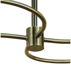 M8012/1 Sphere Semi Flush 4 Light G9 Antique Brass
