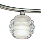 M8003/1 Sphere Semi Flush 3 Light G9 Satin Nickel