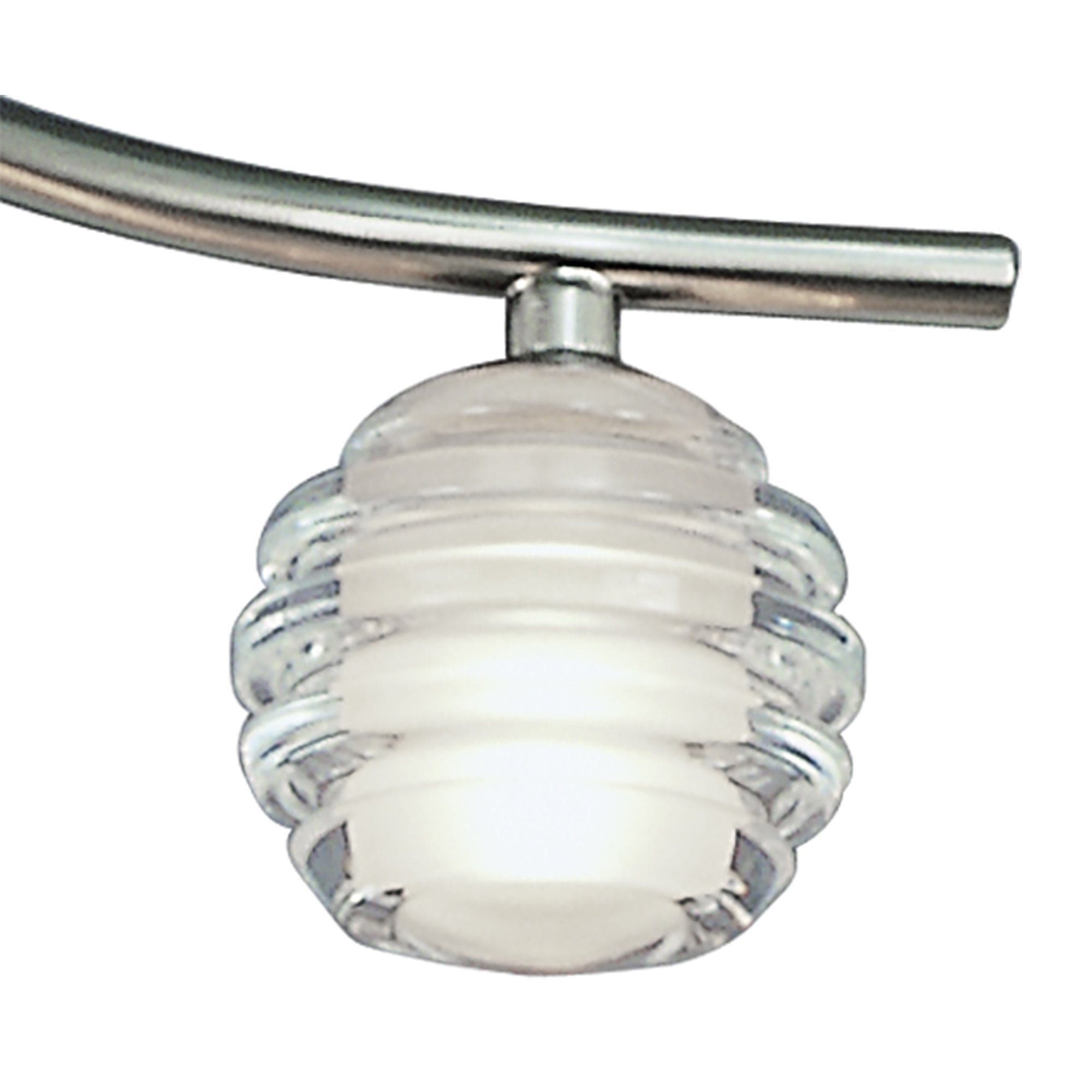 M8003/1 Sphere Semi Flush 3 Light G9 Satin Nickel