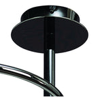 M8008/1 Sphere Semi Flush 4 Light G9 Black Chrome
