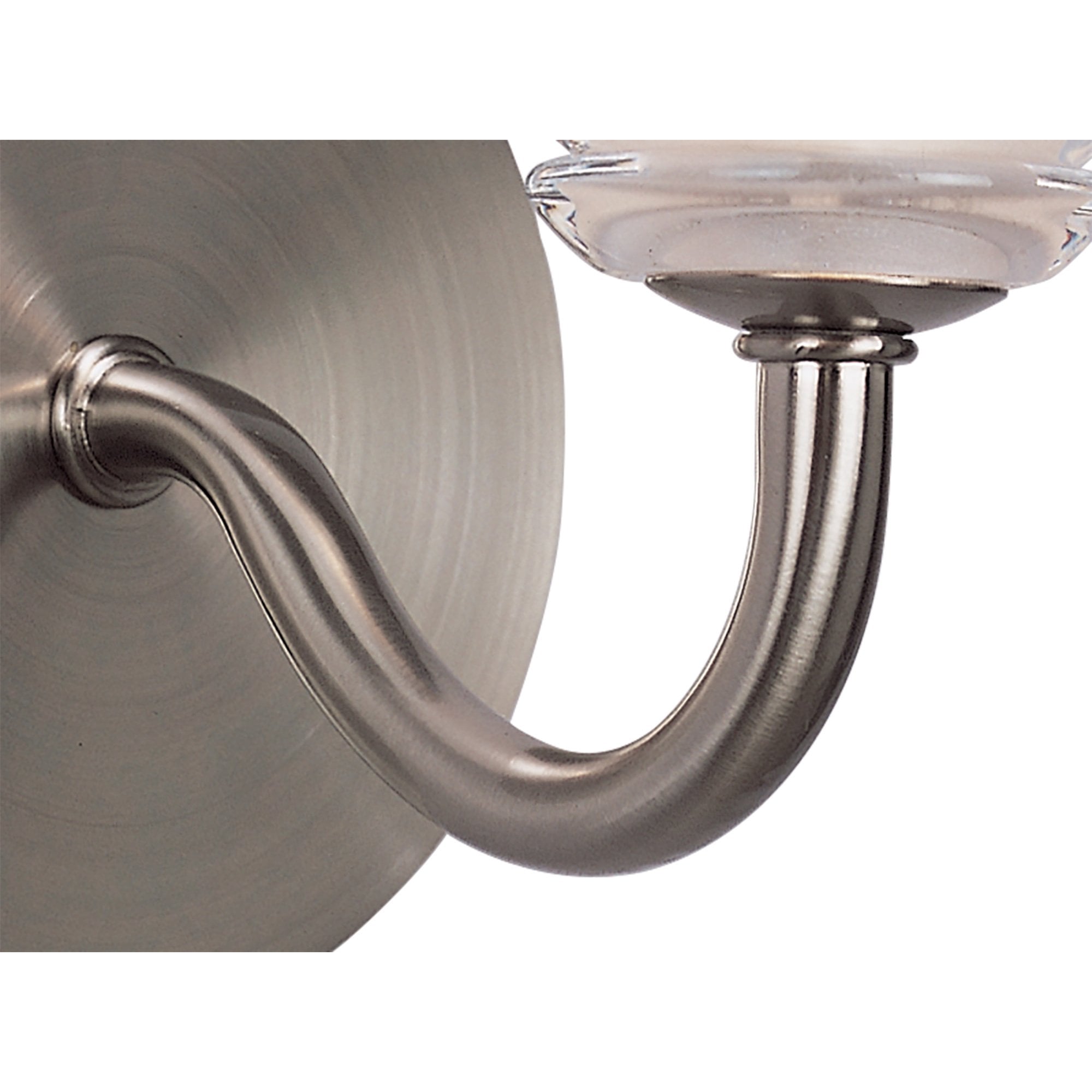 M8001/1 Sphere Wall Lamp Switched 1 Light G9 Satin Nickel