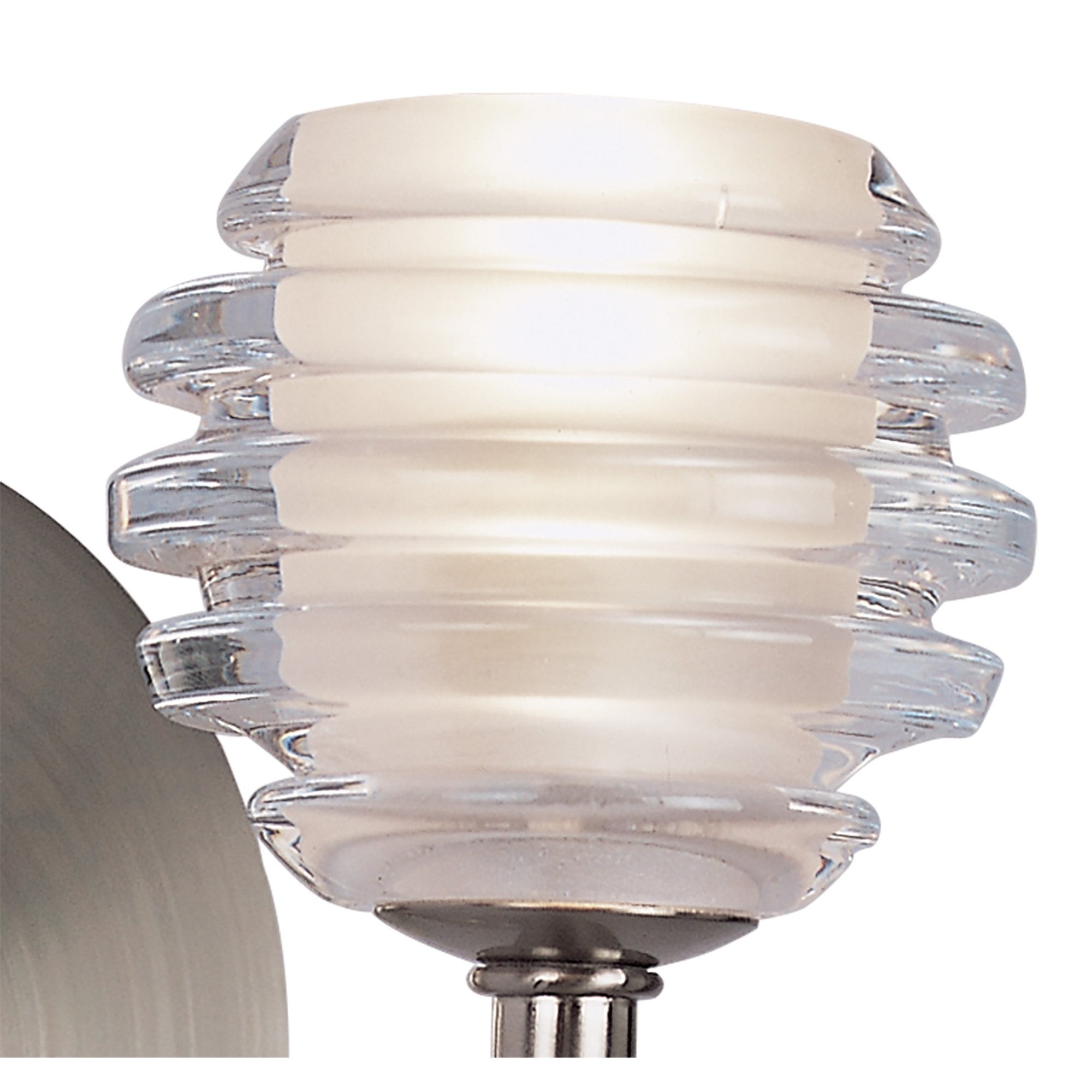 M8001/1 Sphere Wall Lamp Switched 1 Light G9 Satin Nickel
