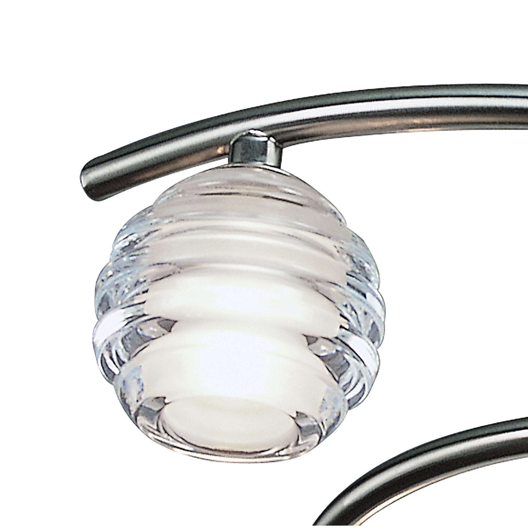 M8004/1 Sphere Semi Flush 4 Light G9 Satin Nickel