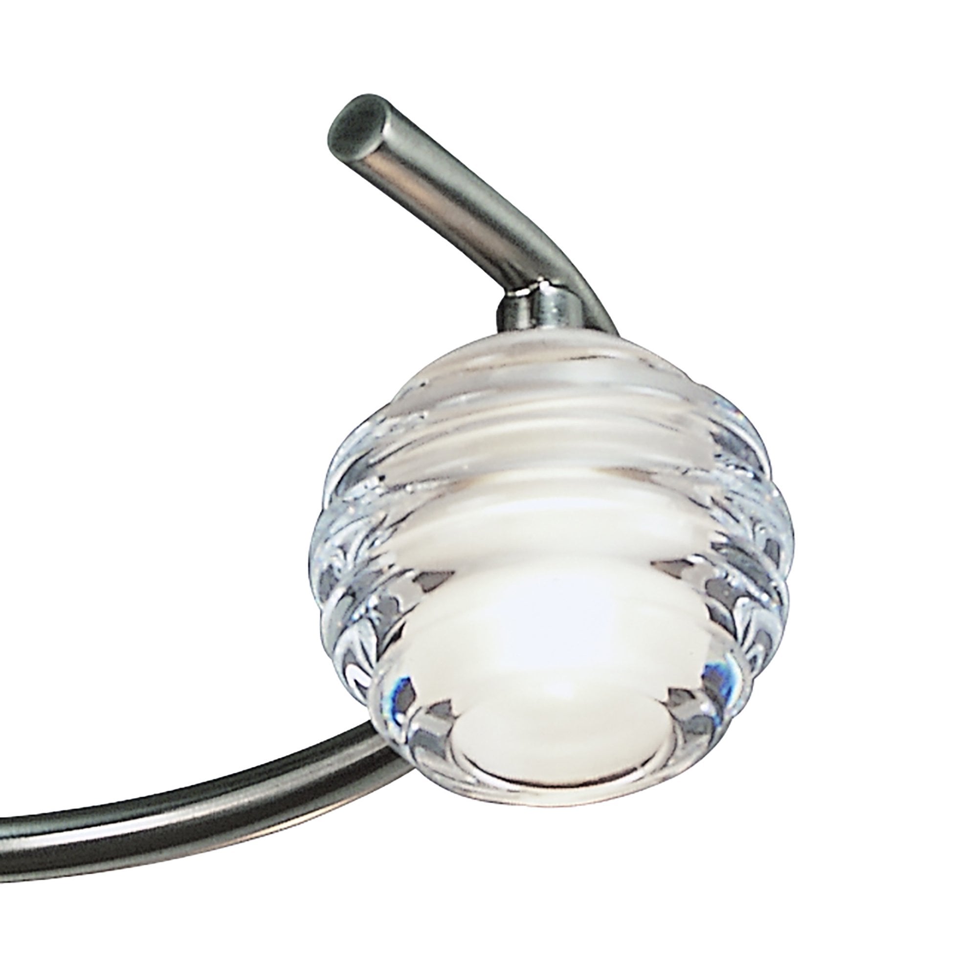 M8004/1 Sphere Semi Flush 4 Light G9 Satin Nickel