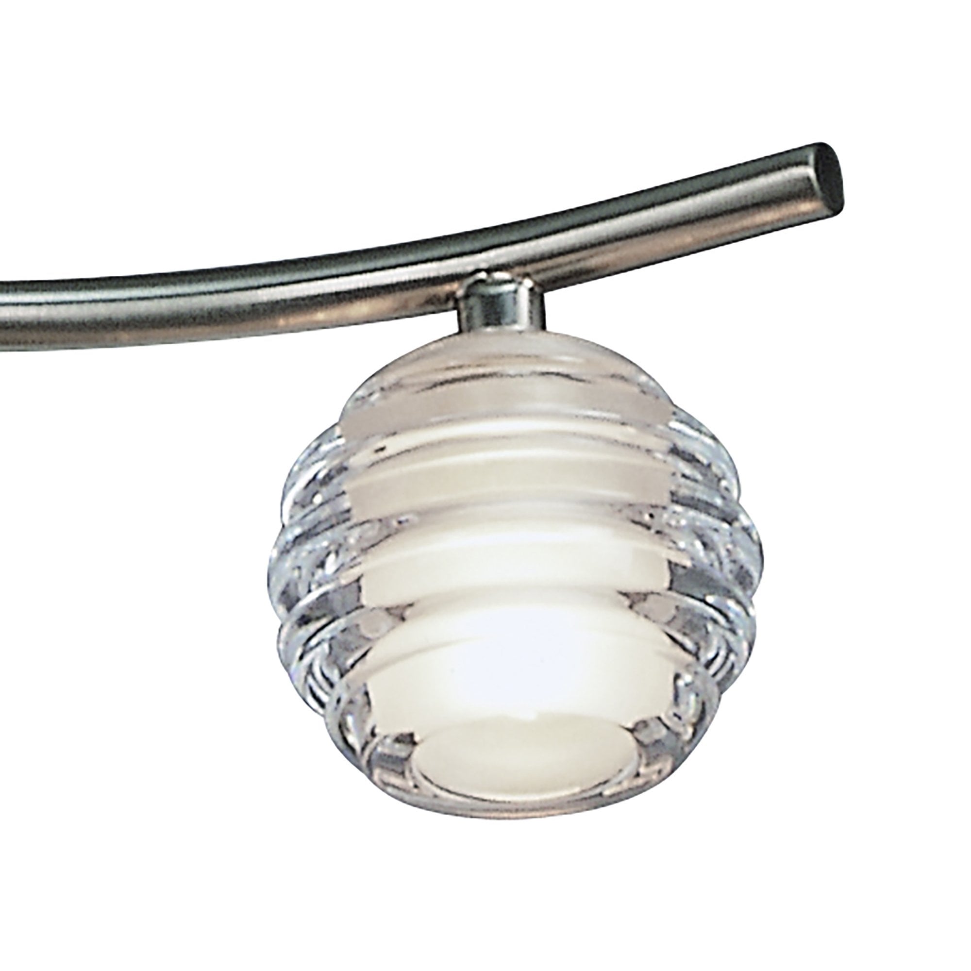 M8004/1 Sphere Semi Flush 4 Light G9 Satin Nickel